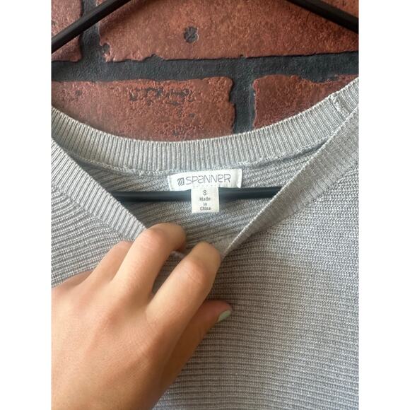 SPANNER Oatmeal Hi-Low Asymmetrical Sweater Dress - Small - Picture 3 of 15